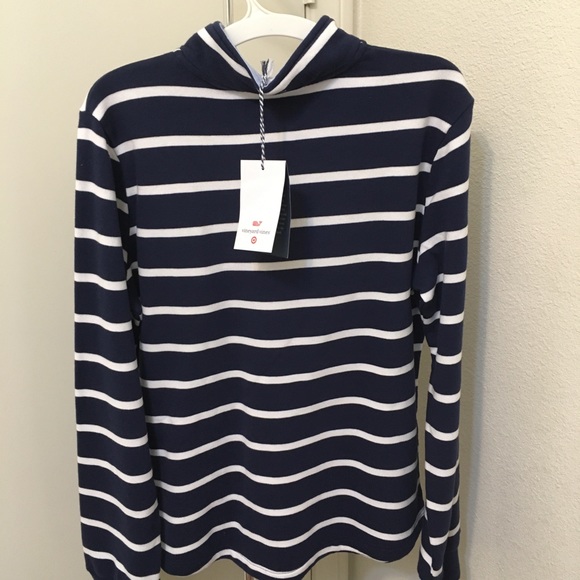 Vineyard Vines fr Target striped 1/4 zip pullover - Picture 7 of 7